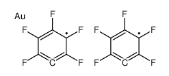 gold, 1,2,3,4,5-pentafluorocyclohexa-1,3,5-triene Structure
