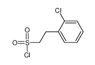 2-(2-CHLORO-PHENYL)-ETHANESULFONYL CHLORIDE Structure