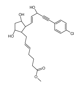 (Z)-7-[(1R)-2β-[(E,S)-5-(4-Chlorophenyl)-3-hydroxy-1-penten-4-ynyl]-3α,5α-dihydroxycyclopentan-1α-yl]-5-heptenoic acid methyl ester picture