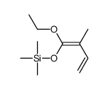 (1-ethoxy-2-methylbuta-1,3-dienoxy)-trimethylsilane Structure