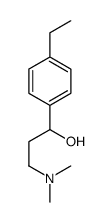 Benzenemethanol, alpha-[2-(dimethylamino)ethyl]-4-ethyl- (9CI)结构式