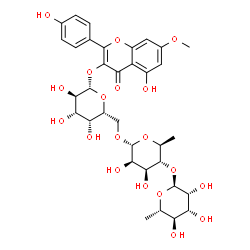 rhamnocitrin 3-O-isorhamninoside结构式