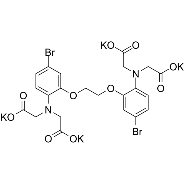 5,5'-Dibromo BAPTA tetrapotassium Structure