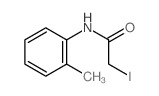 2-iodo-N-(2-methylphenyl)acetamide Structure