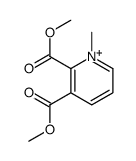 dimethyl 1-methylpyridin-1-ium-2,3-dicarboxylate结构式
