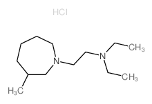 N,N-diethyl-2-(3-methylazepan-1-yl)ethanamine结构式