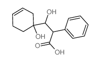 3-hydroxy-3-(1-hydroxy-1-cyclohex-3-enyl)-2-phenyl-propanoic acid Structure