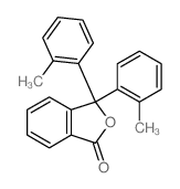 1(3H)-Isobenzofuranone,3,3-bis(2-methylphenyl)- structure