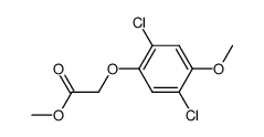 (2,5-Dichloro-4-methoxyphenoxy)acetic acid methyl ester structure