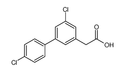 4',5-Dichloro-3-biphenylacetic acid structure