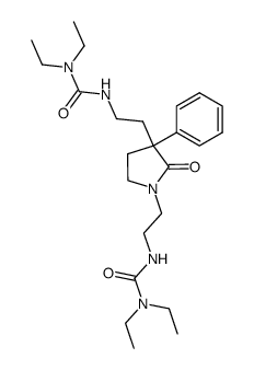 1,3-Bis[2-(3,3-diethylureido)ethyl]-3-phenyl-2-pyrrolidon Structure
