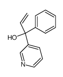 α-ethenyl-α-phenyl-3-pyridinemethanol Structure