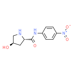 2-Pyrrolidinecarboxamide,4-hydroxy-N-(4-nitrophenyl)-,(2S,4R)-(9CI) structure