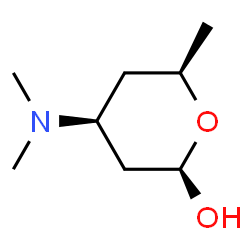 2H-Pyran-2-ol, 4-(dimethylamino)tetrahydro-6-methyl-, [2R-(2alpha,4alpha,6alpha)]- (9CI) picture