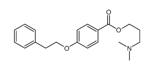 3-(dimethylamino)propyl 4-(2-phenylethoxy)benzoate Structure