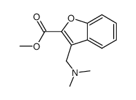 methyl 3-((dimethylamino)methyl)benzofuran-2-carboxylate结构式