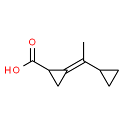 Cyclopropanecarboxylic acid, (1-cyclopropylethylidene)- (9CI)结构式