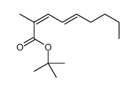 tert-butyl 2-methylnona-2,4-dienoate Structure