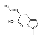 2-Thiophenepropanoicacid,alpha-(formylamino)-5-methyl-(9CI) Structure