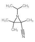 2-Aziridinecarbonitrile,2,3,3-trimethyl-1-(1-methylethyl)-结构式