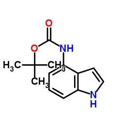 tert-Butyl 1H-indol-4-ylcarbamate structure