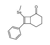 7-methylselanyl-8-phenylbicyclo[4.2.0]oct-7-en-5-one结构式