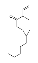 3-methyl-1-(2-pentylcyclopropyl)pent-4-en-2-one结构式