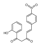 1-(2-hydroxyphenyl)-5-(4-nitrophenyl)pent-4-ene-1,3-dione Structure