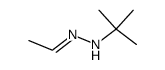 E-tert-butylhydrazone of acetaldehyde结构式