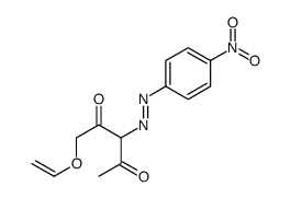 1-ethenoxy-3-[(4-nitrophenyl)diazenyl]pentane-2,4-dione Structure