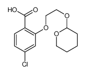 4-chloro-2-[2-(oxan-2-yloxy)ethoxy]benzoic acid结构式