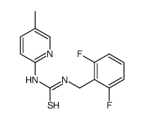 1-[(2,6-difluorophenyl)methyl]-3-(5-methylpyridin-2-yl)thiourea Structure