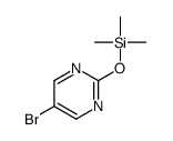 (5-bromopyrimidin-2-yl)oxy-trimethylsilane Structure