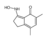 3-(hydroxyamino)-5,7-dimethyl-1,2-dihydroinden-4-one Structure
