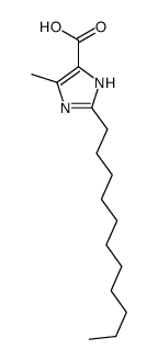 5-methyl-2-undecyl-1H-imidazole-4-carboxylic acid结构式