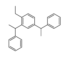 1-ethyl-2,4-bis(1-phenylethyl)benzene结构式