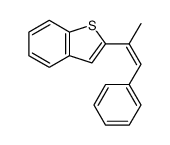 2-(α-methylstyryl)benzo[b]thiophene结构式