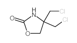4,4-bis(chloromethyl)oxazolidin-2-one结构式