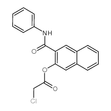 3-CHLOROACETOXY-2-NAPHTHOIC ACID ANILIDE结构式