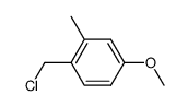 4-methoxy-2-methylbenzyl chloride结构式