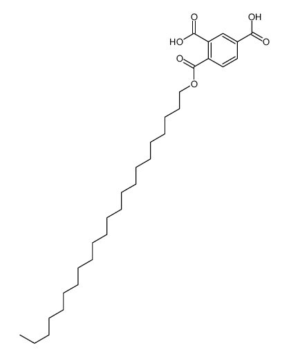1-docosyl dihydrogen benzene-1,2,4-tricarboxylate structure