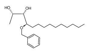 (2S,3S,4R)-4-(benzyloxy)tetradecane-2,3-diol结构式