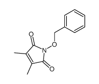 1-benzyloxy-3,4-dimethyl-pyrrole-2,5-dione结构式
