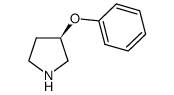 (R)-3-phenoxypyrrolidine结构式