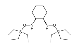 (R,R)-O,O'-bis(triethylsilyl)cyclohexyl-1,2-dihydroxylamine Structure