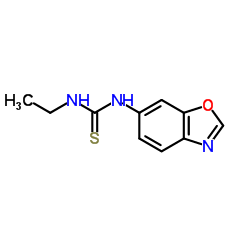 1-(1,3-Benzoxazol-6-yl)-3-ethylthiourea结构式