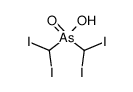 bis-diiodomethyl-arsinic acid结构式