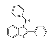 1-anilino-2-phenylbenzimidazole结构式