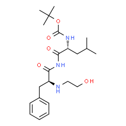 N-tertiary-butyloxycarbonyl-leucyl-phenylalanine-ethanolamide picture