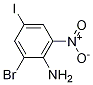 2-broMo-4-iodo-6-nitro-aniline Structure